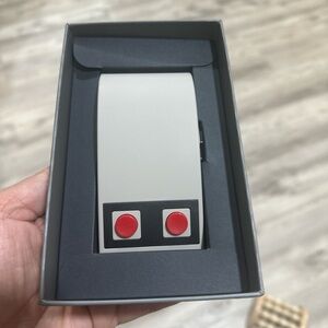 Retro Gaming Mouse with Red Buttons